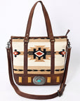 American Darling Saddle Blanket Genuine Leather Women Bag Western Handbag Purse