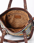 American Darling Saddle Blanket Genuine Leather Women Bag Western Handbag Purse