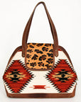 ADBG881B American Darling Saddle Blanket Hair On Genuine Leather Women Bag Western Handbag Purse