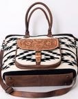 American Darling Tote Hand Tooled Saddle Blanket Genuine Leather women bag western handbag purse