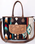 American Darling Tote Hand Tooled Saddle Blanket Genuine Leather women bag western handbag purse
