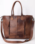 American Darling Tote Hand Tooled Saddle Blanket Genuine Leather women bag western handbag purse