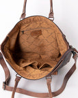 American Darling Tote Hand Tooled Saddle Blanket Genuine Leather women bag western handbag purse