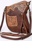 ADBG885 American Darling Hand Tooled Genuine Leather Women Bag Western Handbag Purse