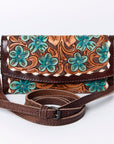 American Darling Wallet Hand Tooled Genuine Leather women bag western handbag purse