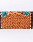 American Darling Wallet Hand Tooled Genuine Leather women bag western handbag purse