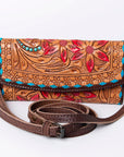 American Darling Wallet Hand Tooled Genuine Leather women bag western handbag purse