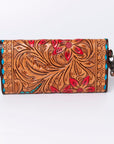 American Darling Wallet Hand Tooled Genuine Leather women bag western handbag purse