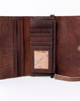 American Darling Wallet Hand Tooled Genuine Leather women bag western handbag purse
