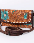 American Darling Wallet Hand Tooled Genuine Leather women bag western handbag purse