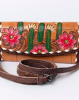American Darling Wallet Hand Tooled Genuine Leather women bag western handbag purse