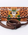 American Darling Wallet Hand Tooled Genuine Leather women bag western handbag purse