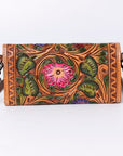American Darling Wallet Hand Tooled Genuine Leather women bag western handbag purse