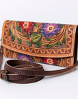 American Darling Wallet Hand Tooled Genuine Leather women bag western handbag purse