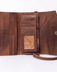 American Darling Wallet Hand Tooled Genuine Leather women bag western handbag purse