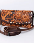 American Darling Wallet Hand Tooled Genuine Leather women bag western handbag purse