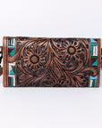 American Darling Wallet Hand Tooled Genuine Leather women bag western handbag purse