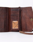 American Darling Wallet Hand Tooled Genuine Leather women bag western handbag purse