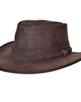 Crazy Horse Cow Suede Chocolate Brown Cowboy Hat Hilason