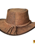 Oily Wax Cotton Tan Cowboy Hat Hilason