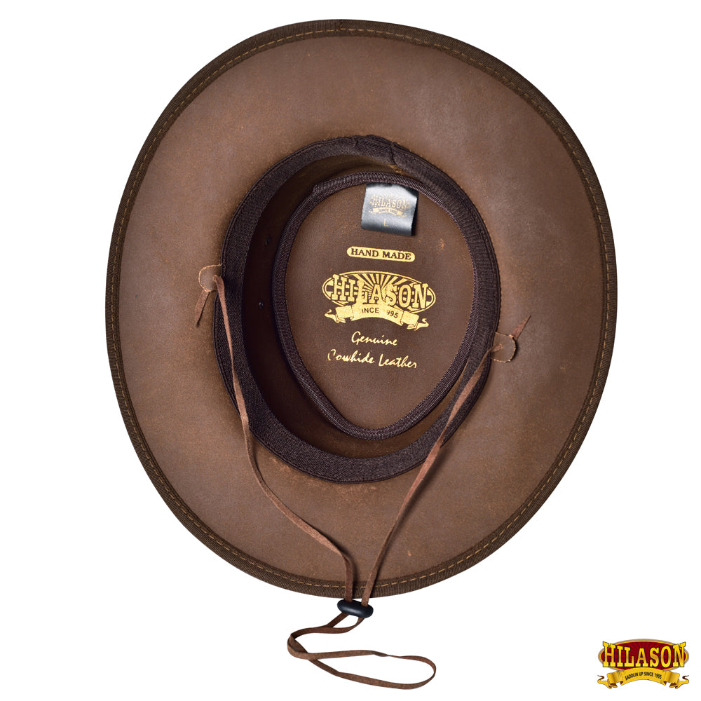 Oily Wax Cotton Tan Cowboy Hat Hilason