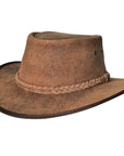 Oily Wax Cotton Tan Cowboy Hat Hilason