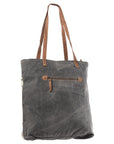 OHLAY KB305 TOTE Upcycled Canvas Genuine Leather women bag western handbag purse