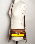 American Darling Small Crossbody Hand Tooled Saddle Blanket Genuine Leather Women Bag Western Handbag Purse