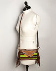 American Darling Small Crossbody Hand Tooled Saddle Blanket Genuine Leather Women Bag Western Handbag Purse