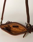 American Darling Small Crossbody Hand Tooled Saddle Blanket Genuine Leather Women Bag Western Handbag Purse
