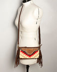 American Darling Small Crossbody Hand Tooled Saddle Blanket Genuine Leather Women Bag Western Handbag Purse