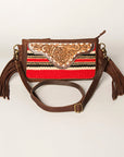American Darling Small Crossbody Hand Tooled Saddle Blanket Genuine Leather Women Bag Western Handbag Purse