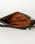 American Darling ADBG344BG Wristlet Hair On Genuine Leather women bag western handbag purse