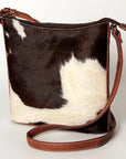 American Darling ADBG894 Large Crossbody Hair-On Genuine Leather Women Bag Western Handbag Purse