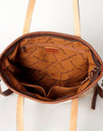 American Darling ADBG533 Tote Hair On Genuine Leather Women Bag Western Handbag Purse