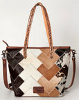 American Darling ADBG533 Tote Hair On Genuine Leather Women Bag Western Handbag Purse