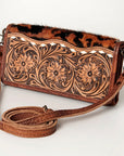 American Darling ADBG486A Wallet Hand Tooled Genuine Leather Women Bag Western Handbag Purse