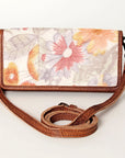 American Darling ADBG486A Wallet Hand Tooled Genuine Leather Women Bag Western Handbag Purse