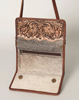 American Darling ADBG486A Wallet Hand Tooled Genuine Leather Women Bag Western Handbag Purse