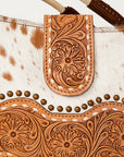 American Darling Messenger Hand Tooled Genuine Leather Women Bag Western Handbag Purse