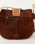 American Darling Messenger Hand Tooled Genuine Leather Women Bag Western Handbag Purse