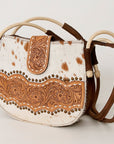 American Darling Messenger Hand Tooled Genuine Leather Women Bag Western Handbag Purse