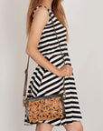 American Darling Small Crossbody Beautifully Hand Tooled Genuine