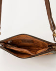 American Darling Small Crossbody Beautifully Hand Tooled Genuine