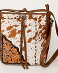 American Darling Cross Body Hand Tooled Genuine Leather women bag western handbag purse