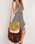 American Darling Hand Tooled Genuine Leather Women Bag Western Handbag Purse