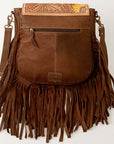 American Darling Hand Tooled Genuine Leather Women Bag Western Handbag Purse