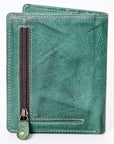 Never Mind Nmbgm128B Card-Holder Vintage Handmade Genuine Cowhide Leather Women Bag Western Handbag Purse