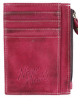 Never Mind Nmbgm130C Wallet Vintage Handmade Genuine Cowhide Leather Women Bag Western Handbag Purse