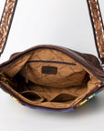 American Darling Messenger Saddle Blanket Genuine Leather Women Bag Western Handbag Purse